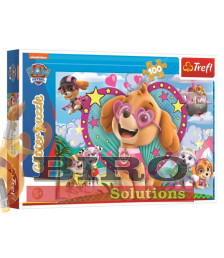 TF În lumina lui Skye. Paw Patrol, 100 elemente